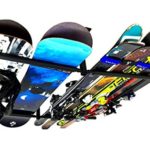 StoreYourBoard Ski & Snowboard Ceiling Storage Rack – Hi-Port 2 Overhead Hanger Mount