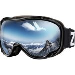 Zionor Lagopus Ski Snowboard Goggles UV Protection Anti-Fog Snow Goggles for Men Women Youth