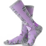 Skiing Socks Women 1 Pack Ladies Warm Ski Socks Purple