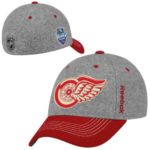 Reebok Detroit Red Wings 2014 Winter Classic Player Structured Flex Hat – Gray/red (S/M)