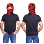 4 Pcs Distressed Balaclava Ski Masks Knitted Full Face Balaclava Winter Windproof Neck Warmer Beanie for Men Women