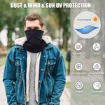 6 Pack Unisex Neck Gaiter Warmer for Men Women, Winter Breathable Gators Bandana Mask, Reusable Cloth Face Cover, Windproof Sun UV Protection Balaclava Scarf for Hiking Cycling Skiing-(Galaxy x 6)