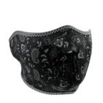 ZANheadgear Facemask (Dark Paisley, Adult/Unisex)