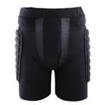 Xtextile 3D Unisex Protective Gear Hip Butt Padded Shorts Snowboard Skating Skiing Impact Protection Drop Resistance Roller Compression Shorts Pants Guard Body Armour (L)