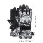 Aniywn Ski Gloves Winter Warmest Waterproof and Breathable Snow Gloves for Mens Womens Ladies Skiing Snowboarding Gloves