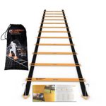 Agility Ladder – 12 Adjustable Rungs 19 Feet – Agility & Speed Training Kit – Quickness Training Equipment For Faster Footwork And Better Movement Skills by Scandinavian Sports