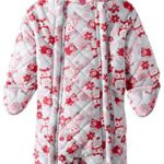 Pink Platinum Baby Girls Owl Microfleece Quilted Puffer Snow Pram Suit Bunting, Pink, 24 Months