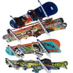 StoreYourBoard Snowboard Multi Wall Storage Rack, Home and Garage Mount