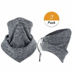 LongLong Neck Warmer Gaiter- Winter Thicken Soft Elastic Fleece Skiing Face Scarf Mask