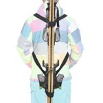 Ski Tote | Skis and Poles Backpack Carrier | Ski and Pole Carry Sling Strap| ski Shoulder Strap -Hold your Poles together -Free your hand! Stronger than One Single Sling.