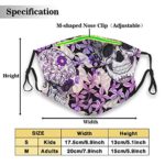 Skull Face Mask Reusable Adjustable and Breathable Balaclavas for Men and Women