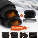 ANOWONA Winter Gloves Waterproof & Windproof Women Men, Cold Weather Gloves with Touchscreen Fingers, 3M Thinsulate Snow SKI Gloves, Warm Thermal Gloves for Running Cycling Outdoor L