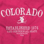 Colorado The Centennial State Ski Sport CO Hoodie Sweatshirt Women Men