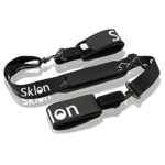 Sklon Ski Strap and Pole Carrier – Avoid the Struggle and  Easily Transport Your Ski Gear Wherever You Go  – Black