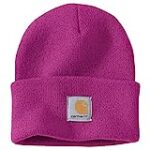 Carhartt Men’s Knit Cuffed Beanie, Magenta Agate