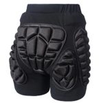 soaReD 3D Protection Hip Butt EVA Paded Short Pants Protective Gear Guard Impact Pad Ski Ice Skating Snowboard Black XL