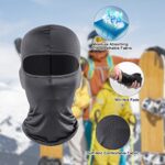 Ski Mask for Men Women, Balaclava Face Mask Men, Pooh Shiesty Mask, Balaclava Ski Mask, Full Face Mask for Skiing, Snowboarding, Cycling, Outdoor Sports, Motorcycle and UV Protection (Grey)