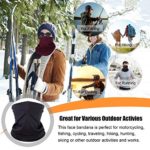 6 Pack Unisex Neck Gaiter Warmer for Men Women, Winter Breathable Gators Bandana Mask, Reusable Cloth Face Cover, Windproof Sun UV Protection Balaclava Scarf for Hiking Cycling Skiing-5