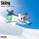 Skiing 2019 16 Month Wall Calendar 12 x 12 Inches