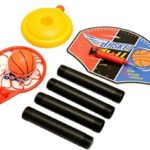 LFHT Kids Toddler Baby Children Outdoor Indoor Sports Train Equipment Mini Portable Adjustable Basketball Hoop Toy Set Stand Ball Pump Backboard Net