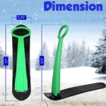 Slippery Racer Kid’s Lightweight Compact Foldable Cold Resistant Downhill Outdoor Winter Ski Scooter Snow Sled Green