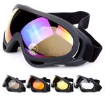 Laho UV Protection Ski Goggles Outdoor Sports Ski Glasses CS Army Tactical Military Goggles Windproof Snowmobile Bicycle Motorcycle Protective Glasses