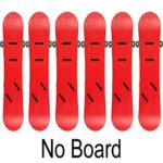 Pmsanzay Pack of 12 – Ski & Snowboard Ski Rack | Ski Storage Rack | Vertically Horizontal Display Wall Mounted Rack | Holds 6 Board
