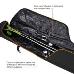 Thule Roundtrip Ski Bag 192cm, Black/Wood Thrush