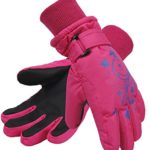 Lullaby Kids Ski Gloves Kids Warm Winter Outdoor Snow Skiing Skating Gloves M