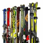 StoreYourBoard Omni Ski and Snowboard Wall Storage Rack | Holds 10 Pairs of Skis | Ski Wall Mount Home & Garage Storage Hanger