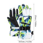 Aniywn Ski Gloves Winter Warmest Waterproof and Breathable Snow Gloves for Mens Womens Ladies Skiing Snowboarding Gloves