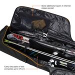 Thule Roundtrip Ski Roller Bag, Black/Wood Thrush, 192cm