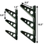 StoreYourBoard Water Ski Wall Mount Storage Rack, Waterski Gear Organization System, Horizontal Home and Garage Organizer