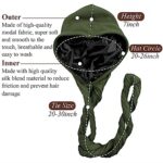 Silky Satin Lined Turban for Women Mens Halo Turban Half PRE-Tied Beanie Hats Silky Lined Durag for Waves and Locs Sleeping Bonnet Sleep Cap, Olive Green, 1 PCS