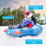 HAPAH Inflatable Snow Tubes for Kids (Penguin Style)