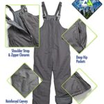 Arctic Hero Women’s Ski Snow Bib – Waterproof Insulated Ski Pants Snowboard Overalls – Snow Pants for Women (Sizes: S-2XL), Size XX-Large, Grey