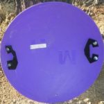 Snow Sled Saucer Heavy Duty (Purple) by MH Sleds