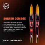 HO Burner Combo Skis 67 W/Blaze/RTS Bindings…
