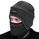 Winter Thermal Hats-Balaclava Fleece Hood-Windproof Ski Mask -KID Women&Men-Heavyweight Cold Weather Winter Motorcycle Ski & Snowboard Gear (Grey, S)