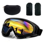 LEIDONYUAN Mask & Colorful UV400 Ski Goggles for Riding Motorcycle Bikes Skiing atv Goggles