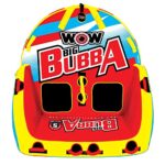 WOW Sports Big Bubba 1 or 2 Persons Inflatable Towable Tube for Boating
