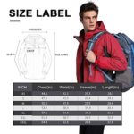 CAMEL CROWN Men’s Ski Jacket 3 in 1 Waterproof Winter Jacket Snow Jacket Windproof Hooded with Inner Warm Fleece Coat