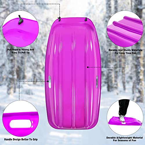 Flybar Snow Sled for Kids - Foam Saucer Disc Sled, Ages 6+, Easy