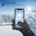 SkyGenius Ski Gloves,Winter Waterproof Snowboard Warm Gloves Touchscreen for Cold Weather Outdoor Sport Men Women(L)