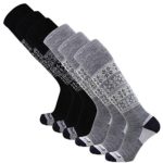 Pure Athlete Alpaca Ski Socks – Men Warm Wool Sock, Women Skiing, Snowboarding