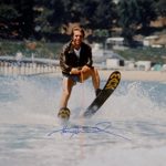 Henry Winkler Autographed Happy Days 16×20 The Fonz On Water Skis Photo- JSA Auth