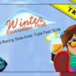 Winter Recreation Park : The Racing Snow Inner Tube Fast Slide